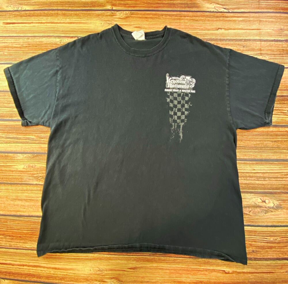 Gildan Keystone Nationals 2018 Indoor Truck & Tractor Pull T-Shirt Black 2XL